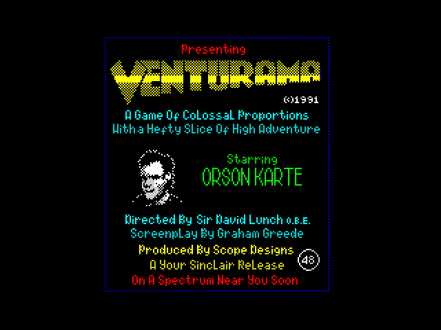Venturama — ZX SPECTRUM GAME ИГРА