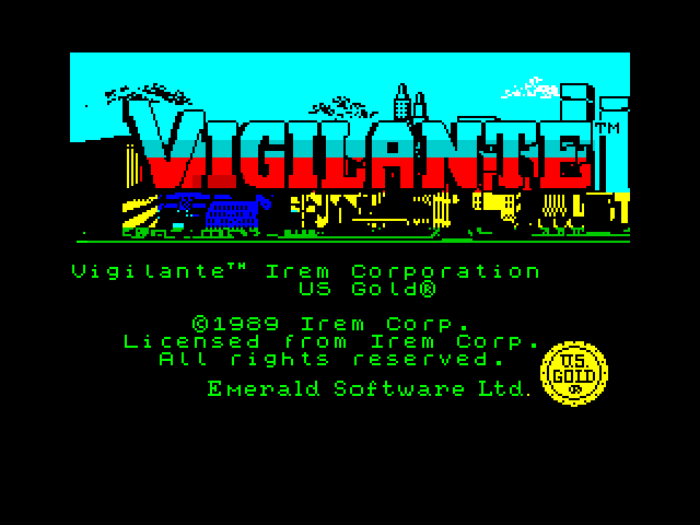 Vigilante — ZX SPECTRUM GAME ИГРА