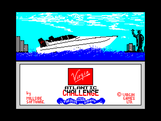 Virgin Atlantic Challenge — ZX SPECTRUM GAME