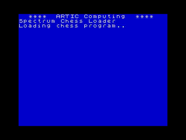 Spectrum Voice Chess — ZX SPECTRUM GAME ИГРА