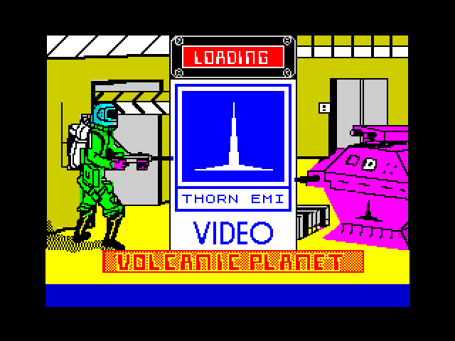 Volcanic Planet — ZX SPECTRUM GAME ИГРА