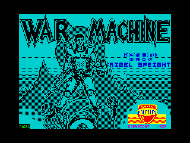 War Machine — ZX SPECTRUM GAME ИГРА