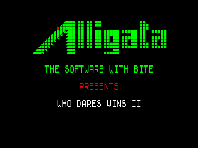 Who Dares Wins II — ZX SPECTRUM GAME ИГРА