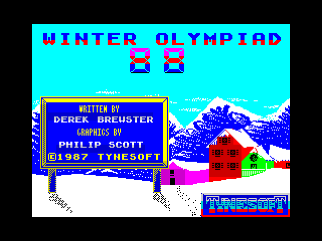 Winter Olympiad '88 — ZX SPECTRUM GAME ИГРА