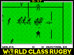 World Class Rugby — ZX SPECTRUM GAME
