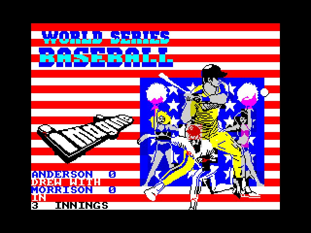 World Series Baseball — ZX SPECTRUM GAME ИГРА