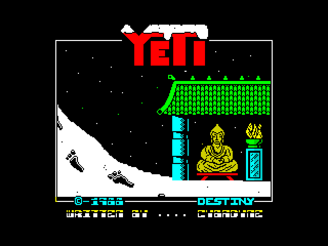 Yeti — ZX SPECTRUM GAME ИГРА