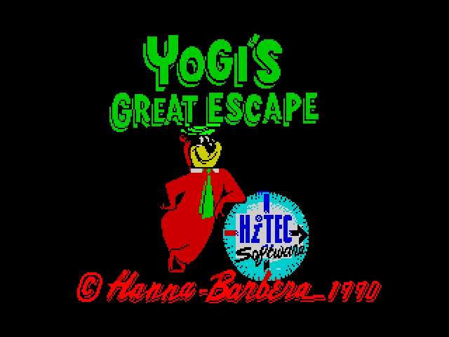 Yogi's Great Escape — ZX SPECTRUM GAME Yogi's Great Escape — ZX SPECTRUM GAME ИГРА