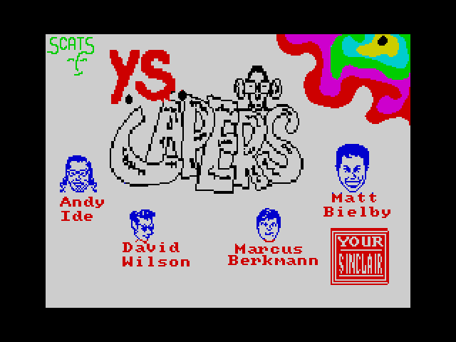 YS Capers — ZX SPECTRUM GAME YS Capers — ZX SPECTRUM GAME ИГРА