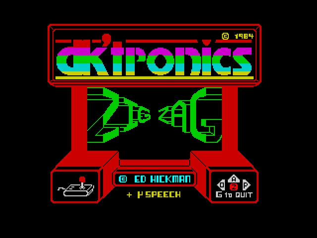 Zig Zag — ZX SPECTRUM GAME