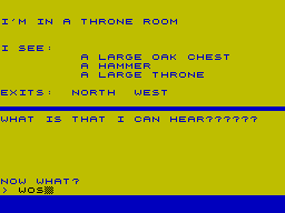 The Castle — ZX SPECTRUM GAME