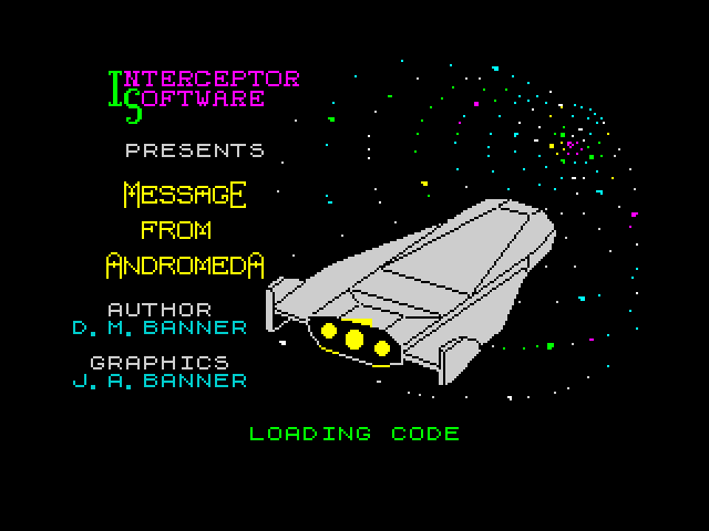 Message from Andromeda — ZX SPECTRUM GAME