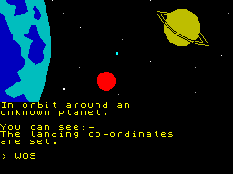 Message from Andromeda — ZX SPECTRUM GAME