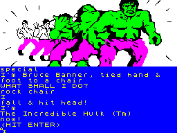 The Hulk — ZX SPECTRUM GAME ИГРА