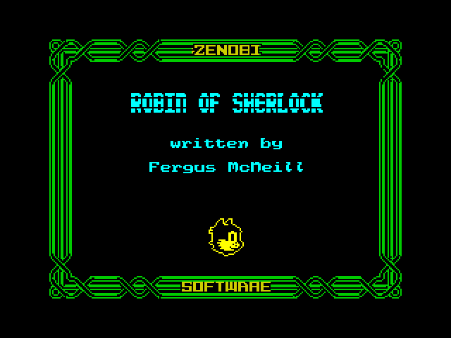 Robin of Sherlock — ZX SPECTRUM GAME