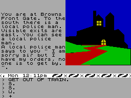 Sherlock — ZX SPECTRUM GAME ИГРА