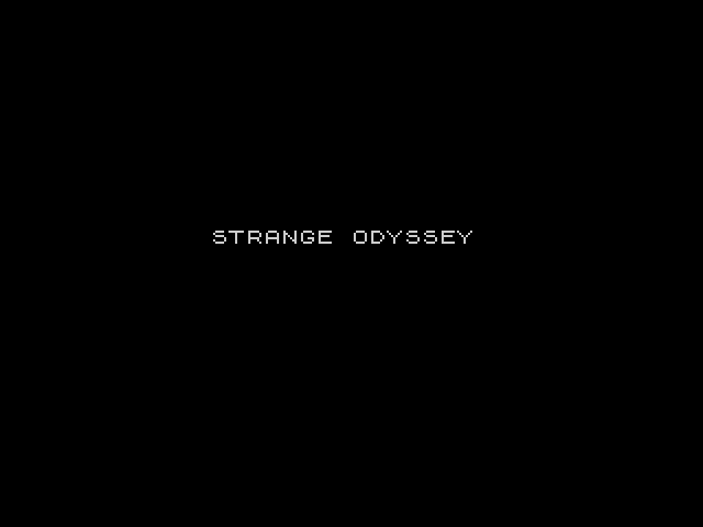 Strange Odyssey — ZX SPECTRUM GAME ИГРА