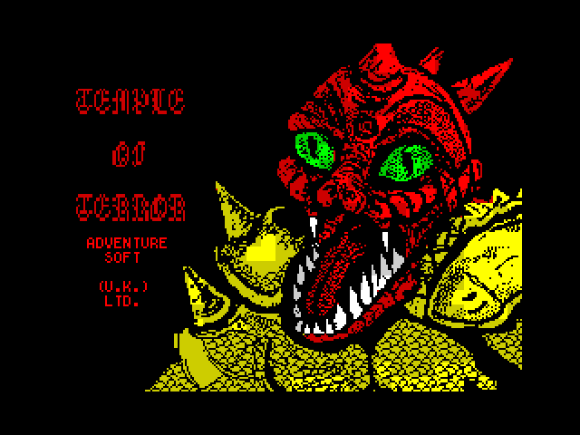 Temple of Terror — ZX SPECTRUM GAME