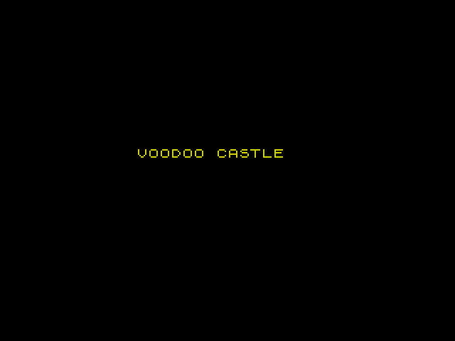 Voodoo Castle — ZX SPECTRUM GAME ИГРА
