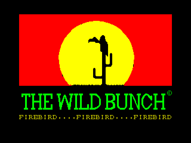 The Wild Bunch — ZX SPECTRUM GAME