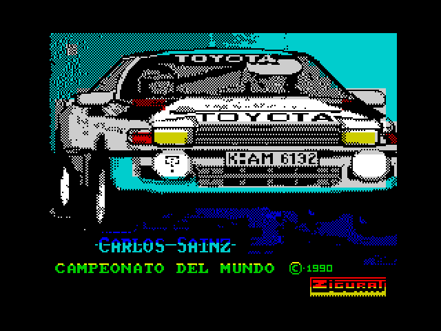 Carlos Sainz — ZX SPECTRUM GAME