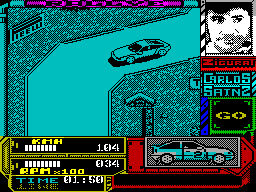 Carlos Sainz — ZX SPECTRUM GAME