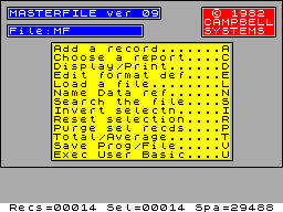 Masterfile — ZX SPECTRUM GAME ИГРА