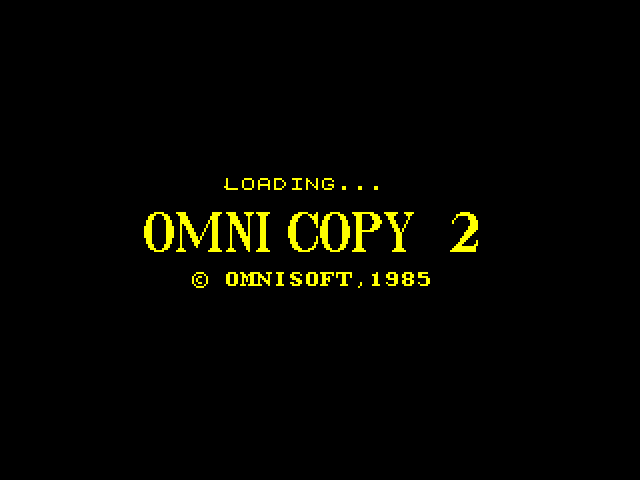 Omnicopy 2 — ZX SPECTRUM GAME