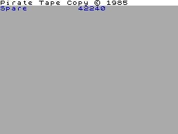 Pirate Tape Copy — ZX SPECTRUM GAME ИГРА