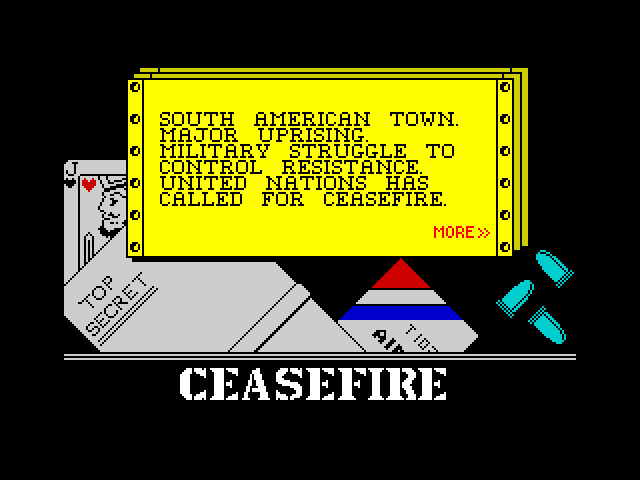 Ceasefire — ZX SPECTRUM GAME ИГРА