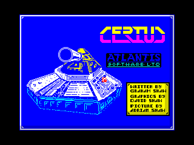 Cerius — ZX SPECTRUM GAME ИГРА