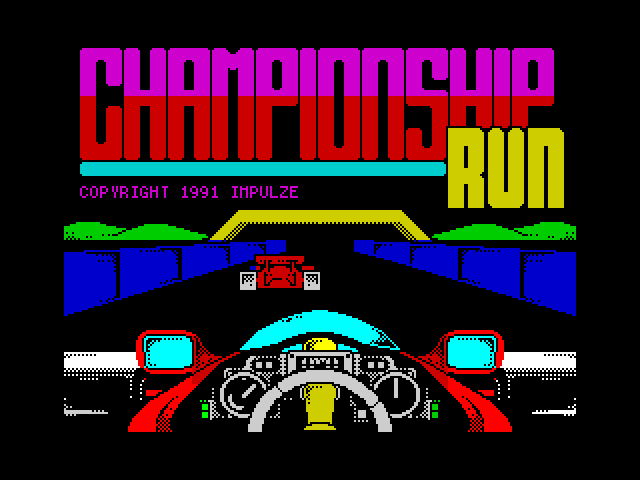 Championship Run — ZX SPECTRUM GAME ИГРА