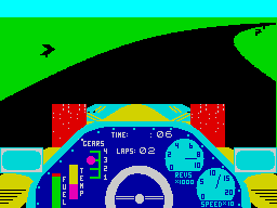 Chequered Flag — ZX SPECTRUM GAME ИГРА