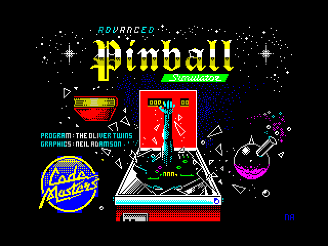 Advanced Pinball Simulator — ZX SPECTRUM GAME ИГРА