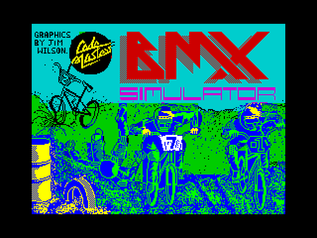 BMX Simulator — ZX SPECTRUM GAME ИГРА