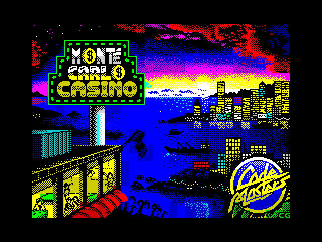 Monte Carlo Casino — ZX SPECTRUM GAME ИГРА