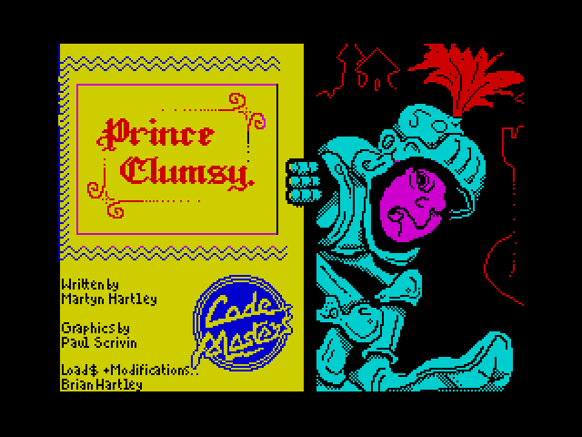 Prince Clumsy — ZX SPECTRUM GAME ИГРА