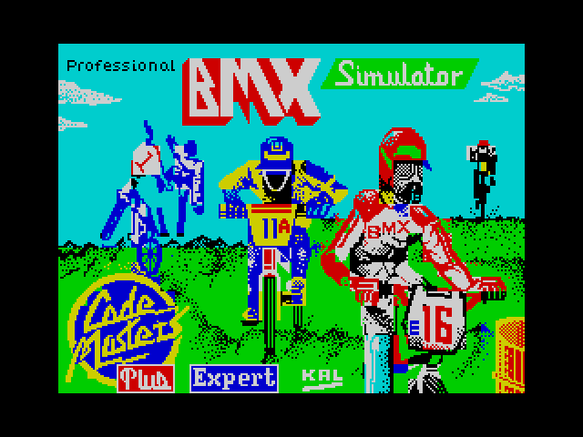 Professional BMX Simulator — ZX SPECTRUM GAME