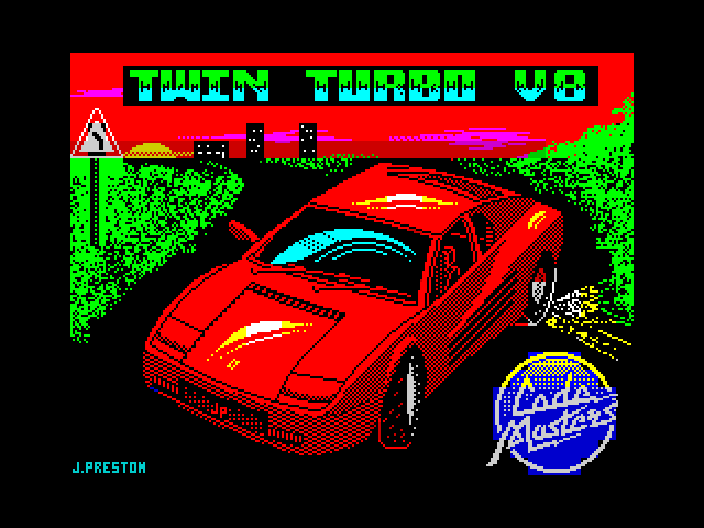 Twin Turbo V8 — ZX SPECTRUM GAME ИГРА