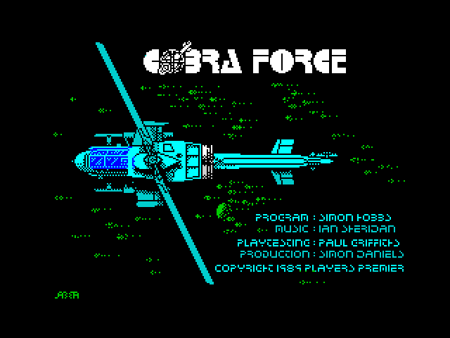 Cobra Force — ZX SPECTRUM GAME ИГРА